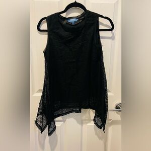 Vera Wang Black lace top